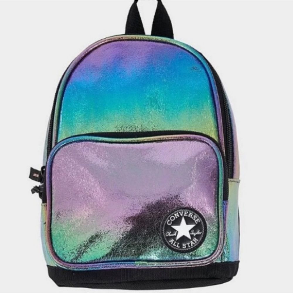 Converse Mini Rainbow Ombre Foil Backpack